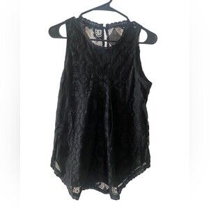New women’s Black Lace Tank Top Calvin Klein |  Sexy Black Lace Camisole NWOT M